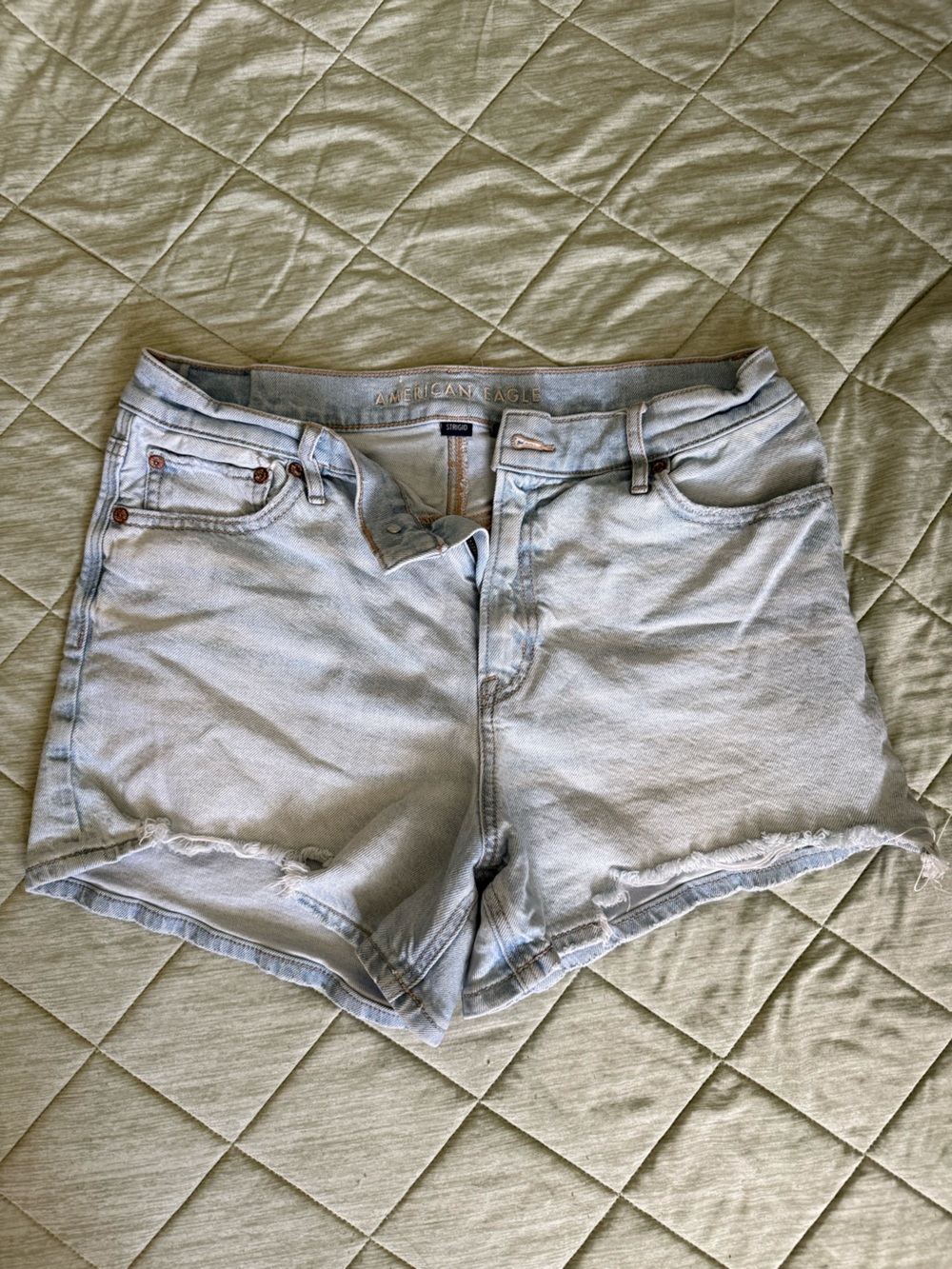 American Eagle - Light Blue Denim Cutoff Shorts